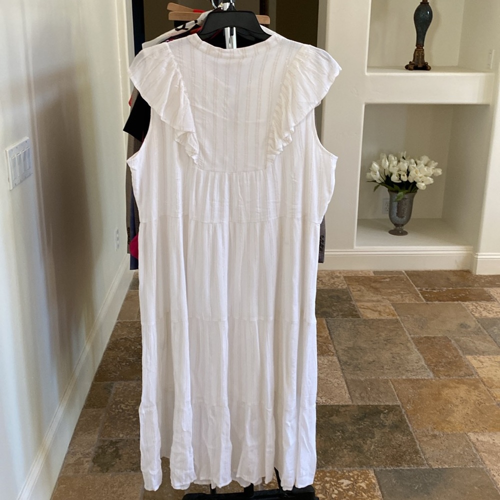 Style & Co Shimmer Dress - white - size XXL. - Picture 4 of 5